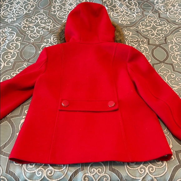 Kate Spade Double-breasted Wool Coat with Hood. Size M - Picture 2 of 11